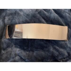 Copper Mirrored Stretch Waist Belt Elastic Back Size Large